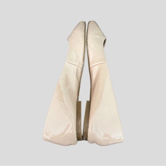 BCBGeneration Womens Ballet Flats Size 10B Millie Smooth Patent Shoes Neutral - Picture 5 of 10